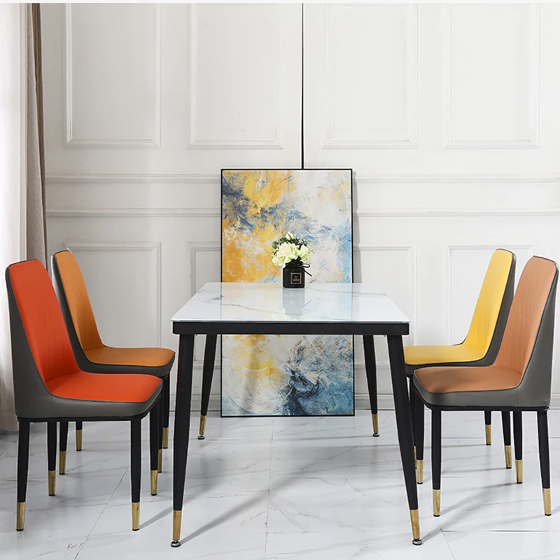 Yatak odası iskandinav yemek sandalyesi Modern makyaj iskandinav tasarımcı ışık lüks yemek soyunma eğlence Sillas De Comedor ev mobilyaları . ' - ' . 4