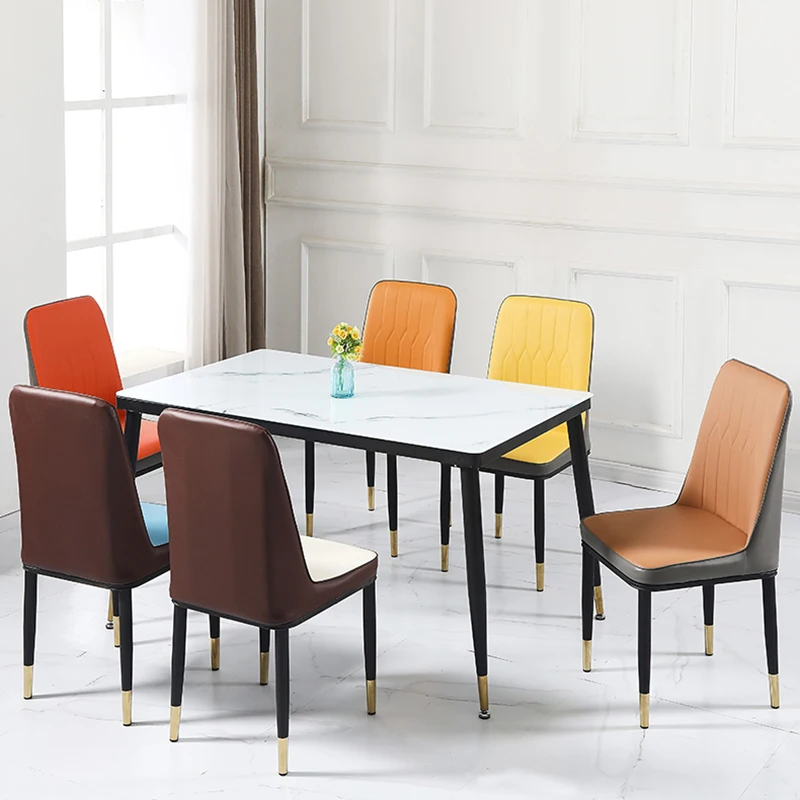 Yatak odası iskandinav yemek sandalyesi Modern makyaj iskandinav tasarımcı ışık lüks yemek soyunma eğlence Sillas De Comedor ev mobilyaları . ' - ' . 5