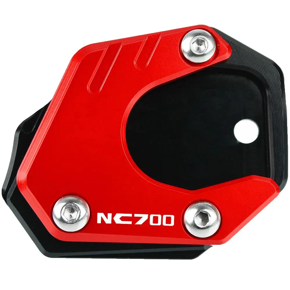 Honda için NC700S / X 2012-2013 Motosiklet Kickstand Yan Standı Yan Standı Ayak Uzatma Büyütücü Plaka Ped Desteği NC700 X NC700S . ' - ' . 2
