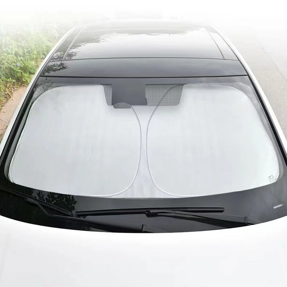 140x80cm araba güneşliği 240T Katlanabilir Güneş Gölge Siperliği Bebek Cam UV Kalkanı Kapak Marka Yeni Otomatik Ön Cam Tam Kalkan Araçları . ' - ' . 3