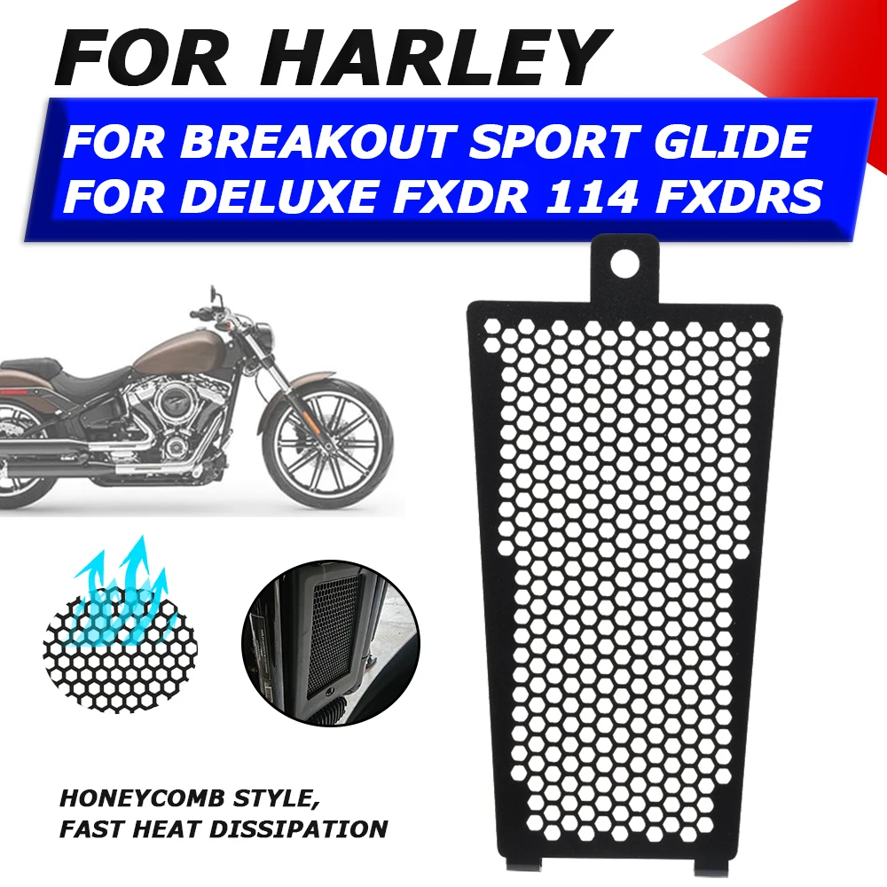Harley Breakout FXBR 114 FXBRS Spor Glide FLSB FXDR 114 FXDRS 2020 Motosiklet Aksesuarları Radyatör Kapağı Grille Guard Izgara . ' - ' . 0