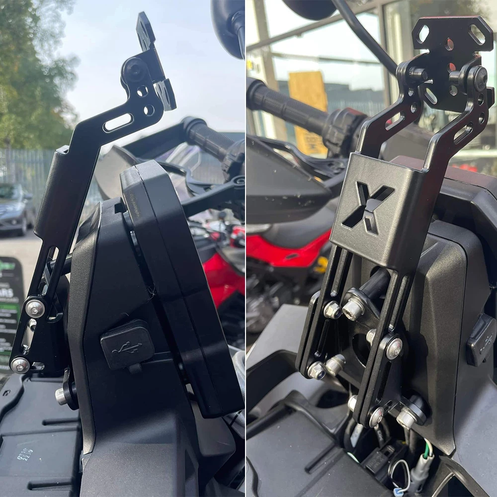 Motosiklet Aksesuarları Ducatı Çöl X İçin Çöl-X DesertX 2022 2023 Navigasyon GPS Desteği Montaj Braketi Tutucu GPS NAV Montaj . ' - ' . 4