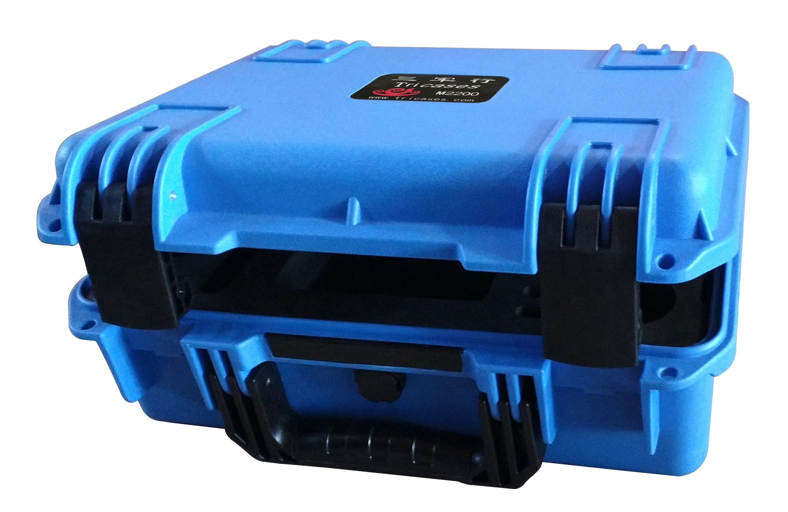 Tricases fabrika yeni gelmesi mavi renk IP67 su geçirmez darbeye dayanıklı sert PP plastik taşıma alet çantası enstrüman için M2200 . ' - ' . 2
