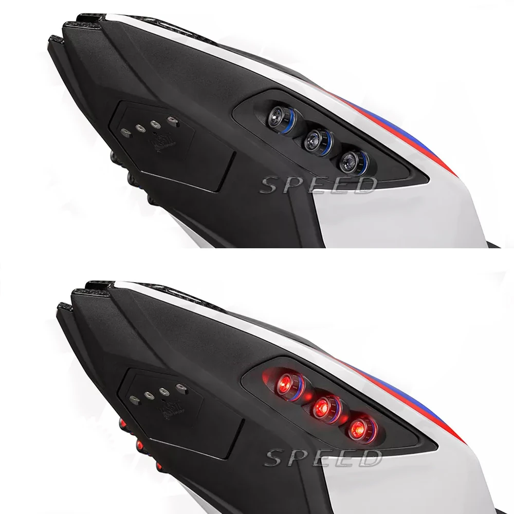 Motosiklet LED Arka Flaşör Göstergesi Flaşör Lambası Dönüş sinyal ışığı Aksesuarı BMW S1000RR s1000rr 2019 2020 2021 2022 . ' - ' . 3