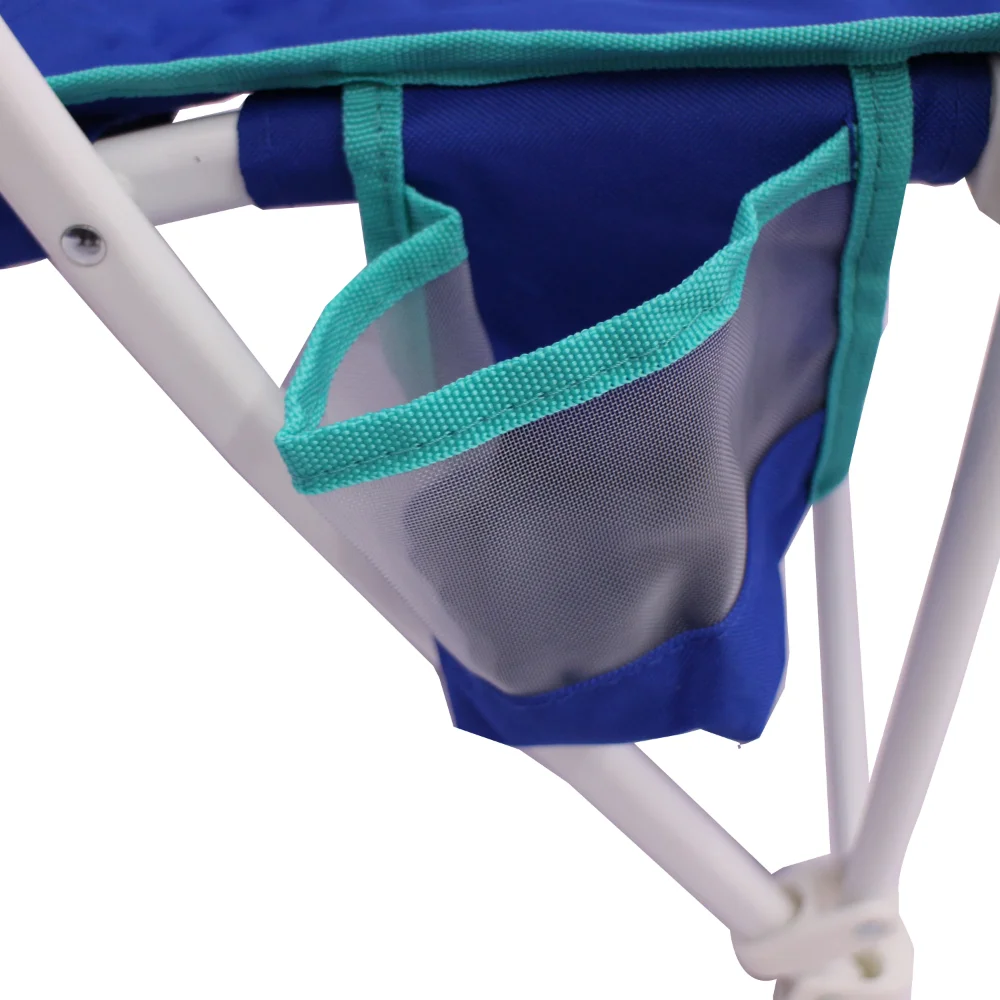 Taşıma Çantalı 2'li Katlanır Sert Kol Plaj Çantası Sandalyesi, Mavi,8,3 Lb,26,38 X 23,03 X 31,10 inç . ' - ' . 1