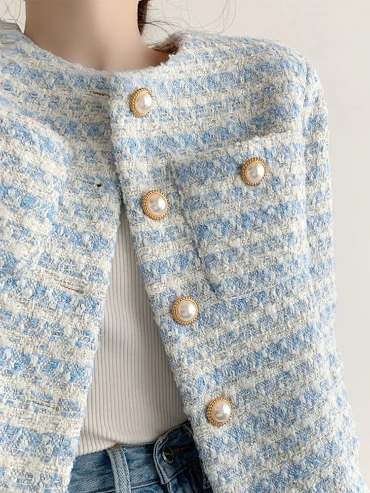 Kadınlar Zarif Tek Göğüslü Şık Ceket Basit Katı Tüm Maç Rahat Harajuku Vintage Uzun Kollu Elbise Giyim Yeni . ' - ' . 2