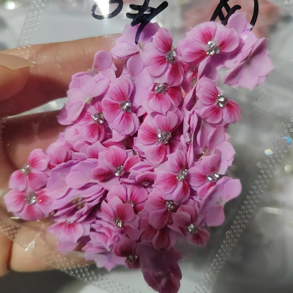 El yapımı Akrilik Çiçek Tırnak Dekorasyon El Sanatları 3D Oyma Floret Parçası DIY El Sanatları Akrilik Çiçekler DIY Manikür Tasarım Aksesuarları . ' - ' . 1