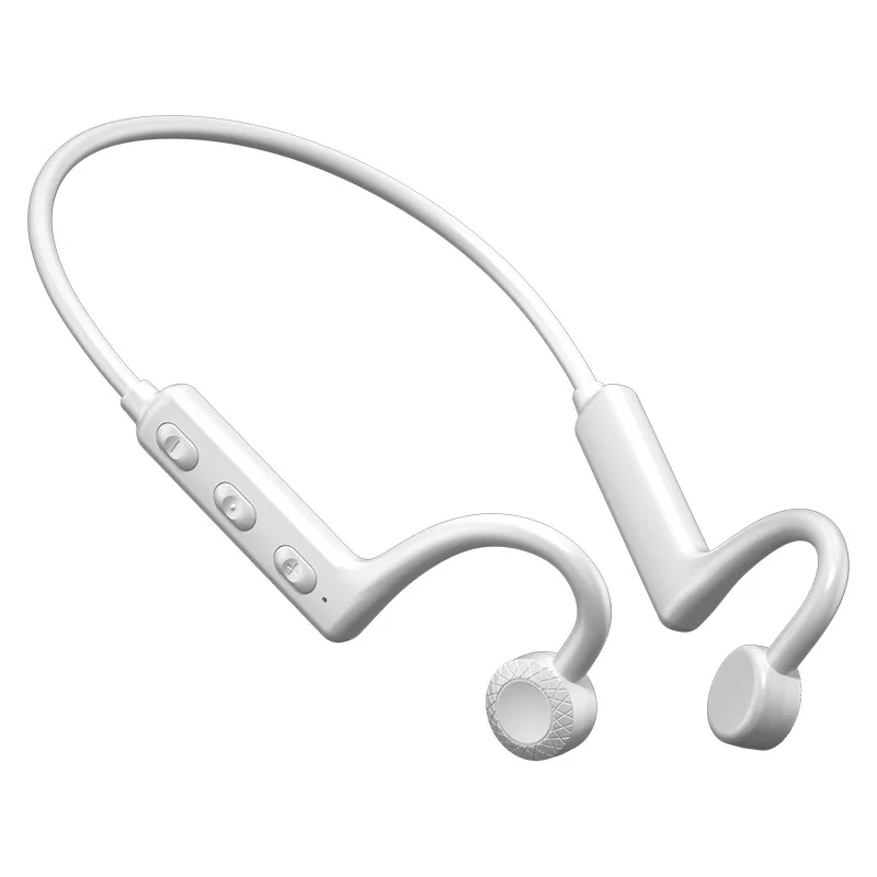 Kemik İletim kablosuz bluetooth Kulaklıklar Kulak İçi Su Geçirmez Spor Kulaklık Hafif Hava İletimi Mic ile . ' - ' . 4