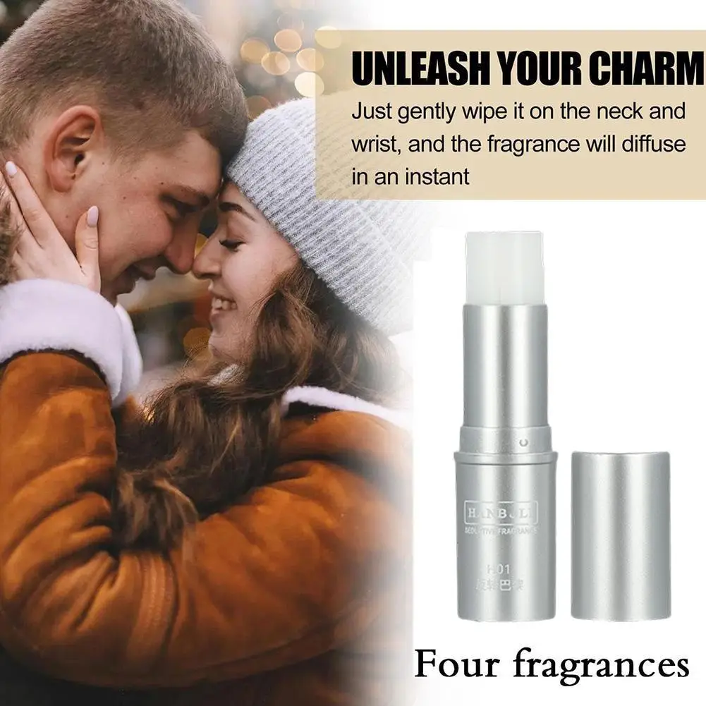 1 ADET Taşınabilir Katı Parfüm sopa ışık Kokuları Uzun Ömürlü Doğal Taze Deodorant Vücut Antiperspirant Kadın Erkek Katı Balsamı . ' - ' . 1