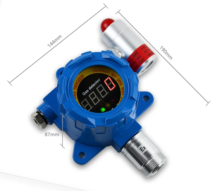 CE ATEX patlamaya dayanıklı sabit CH4 LPG LEL sızıntı alarm sensörü yanıcı gaz kaçağı dedektörü . ' - ' . 2