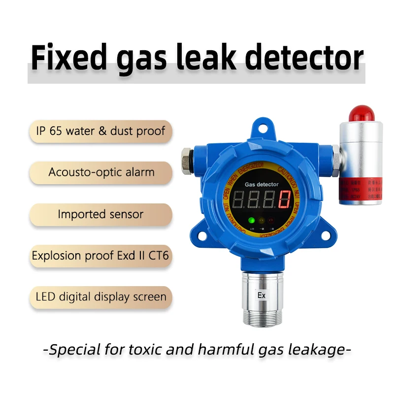 CE ATEX patlamaya dayanıklı sabit CH4 LPG LEL sızıntı alarm sensörü yanıcı gaz kaçağı dedektörü . ' - ' . 3