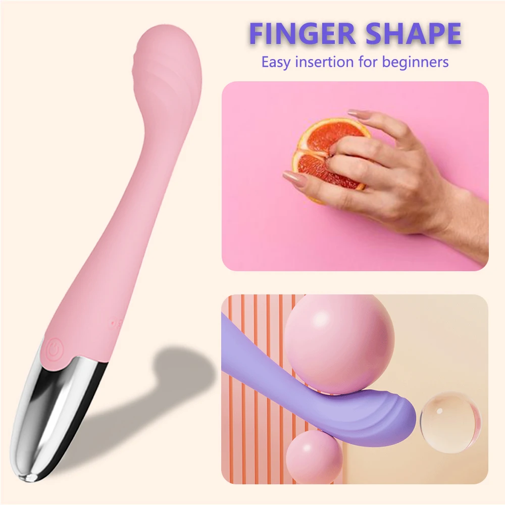 Acemi G-Spot kadın için vibratör Meme Klitoris Stimülatörü 10 Hızları Hızlı Orgazm Parmak Şekilli Vibratörler Seks Oyuncakları Yetişkinler için . ' - ' . 4