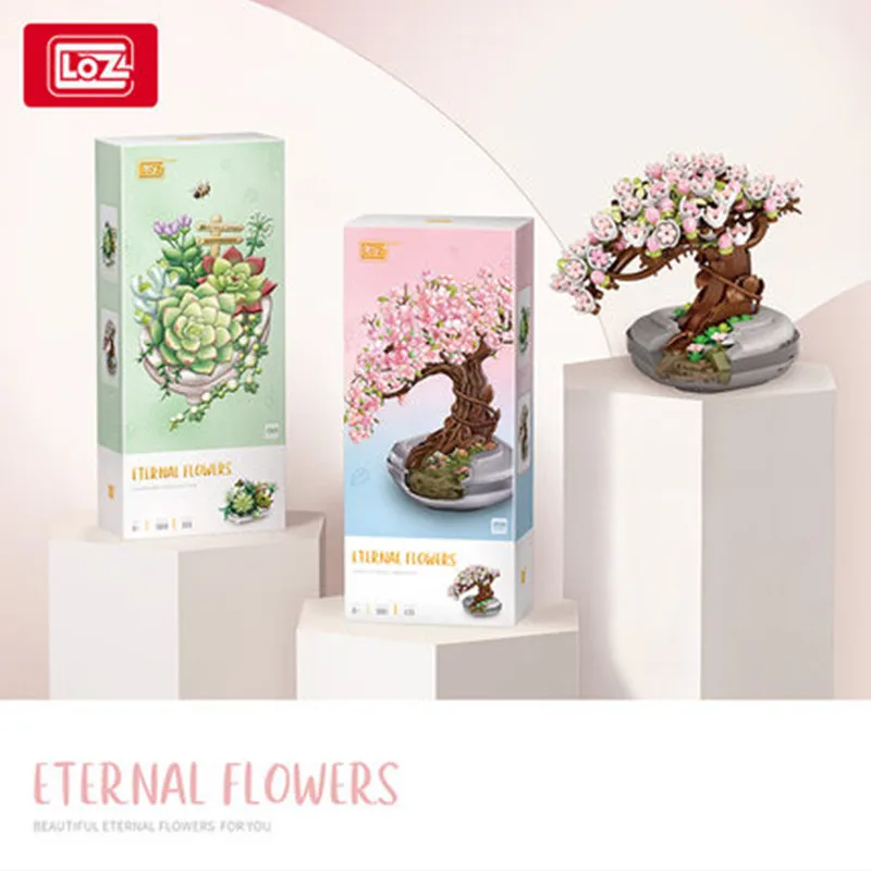 LOZ Çiçekler DIY dekorasyon blokları Ev dekorasyon Modeli oyuncak inşaat blokları Montaj Oyuncak noel hediyesi Çocuk Yetişkin için . ' - ' . 3