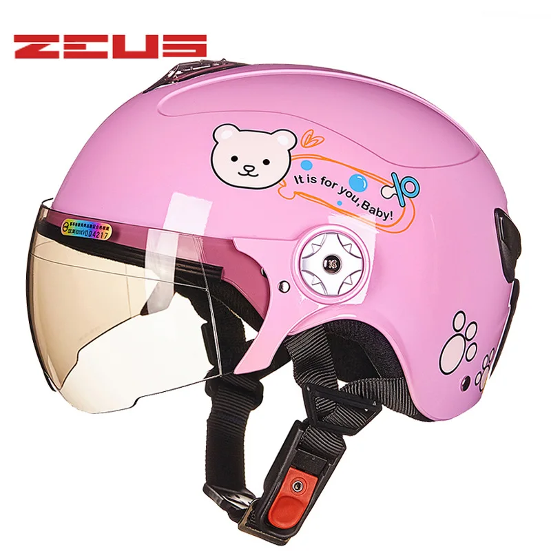 ZEUS çocuk motosikleti Kask Koruma Karton güvenlik kaskları Çocuklar için 3 ~ 9 Yaşında Çocuk Motokros Scooter Spor Kask . ' - ' . 1