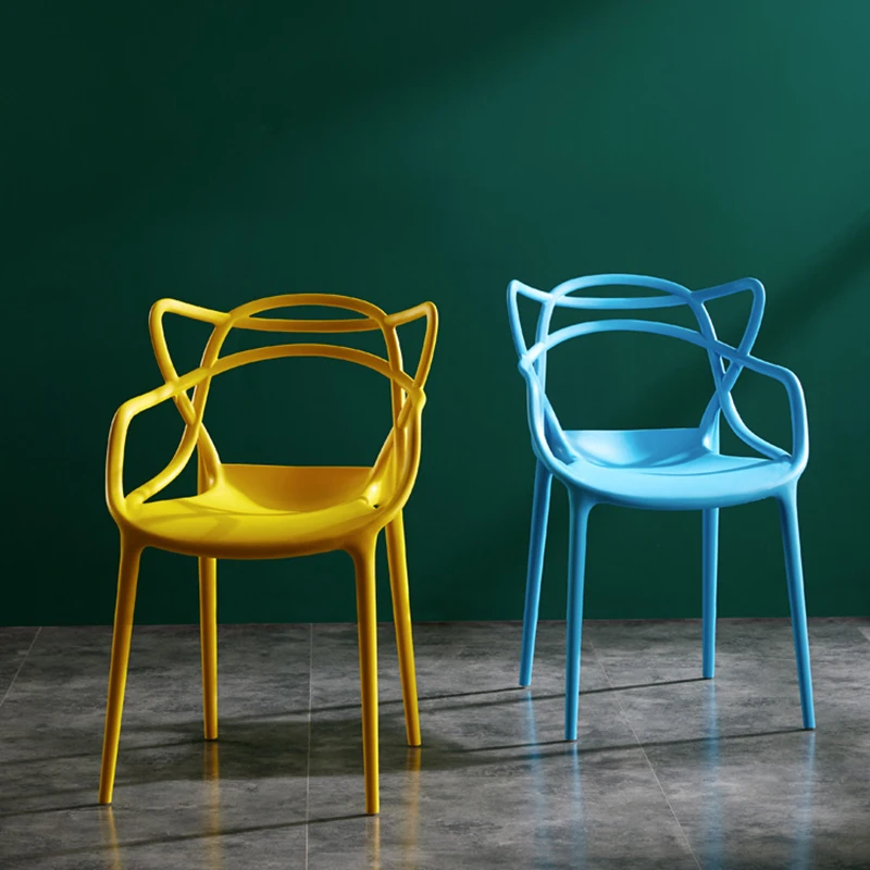 Benzersiz Tasarımcı Aksesuarları Açık Ergonomik Beyaz yemek sandalyeleri İskandinav Muebles Para El Hogar Salonu Salon dış mekan mobilyaları . ' - ' . 3