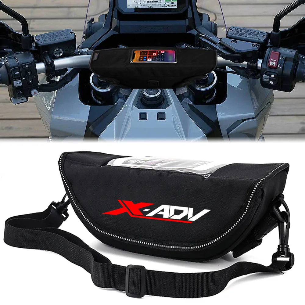 Honda için X-ADV x-adv 750 150 125 150 350 Motosiklet aksesuar Su Geçirmez Ve Toz Geçirmez Gidon saklama çantası navigasyon çantası . ' - ' . 0
