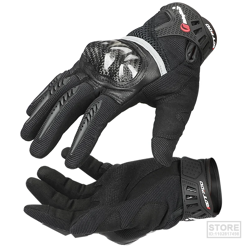 Sürme Kabile Nefes motosiklet eldivenleri Dokunmatik Ekran Aşınmaya dayanıklı Anti-sonbahar Gece Yansıma Motocross Kış Sıcak Eldiven . ' - ' . 1