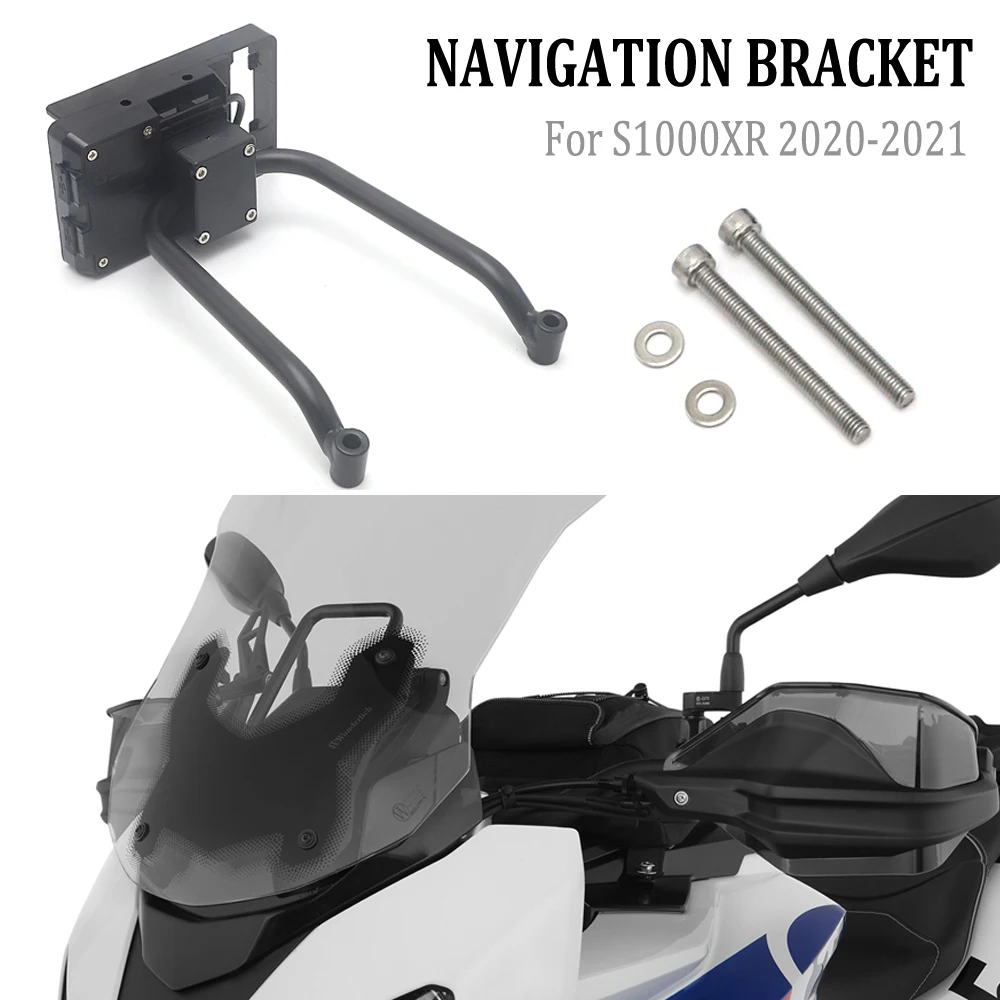 Cep telefon GPS Navigasyon Braketi USB ve Kablosuz Şarj BMW S1000XR S1000 XR S 1000 XR 2020 2021 motosiklet Standı Tutucu . ' - ' . 0