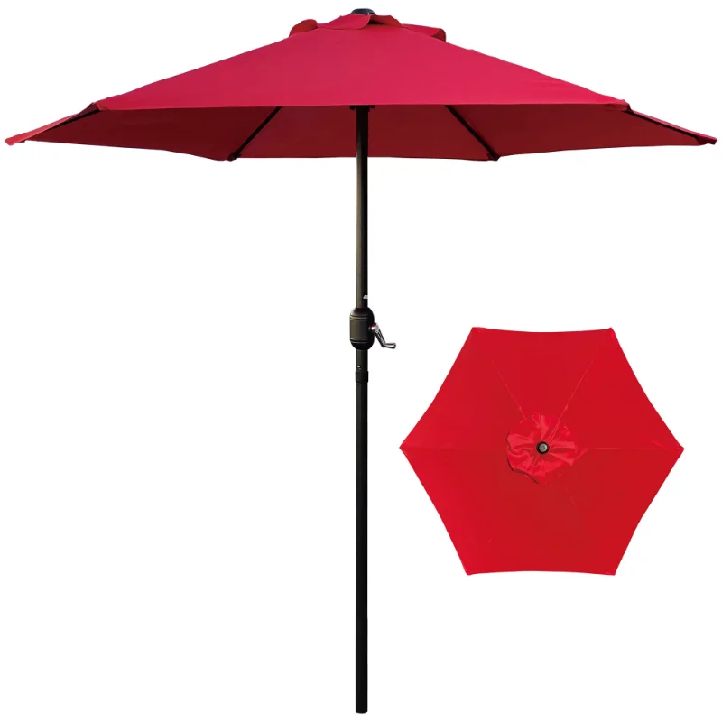 Abble 7.5 Feet Krank Pazarı Şemsiye, Çoklu Renkler açık veranda mobilya şemsiye plaj açık şemsiye . ' - ' . 4