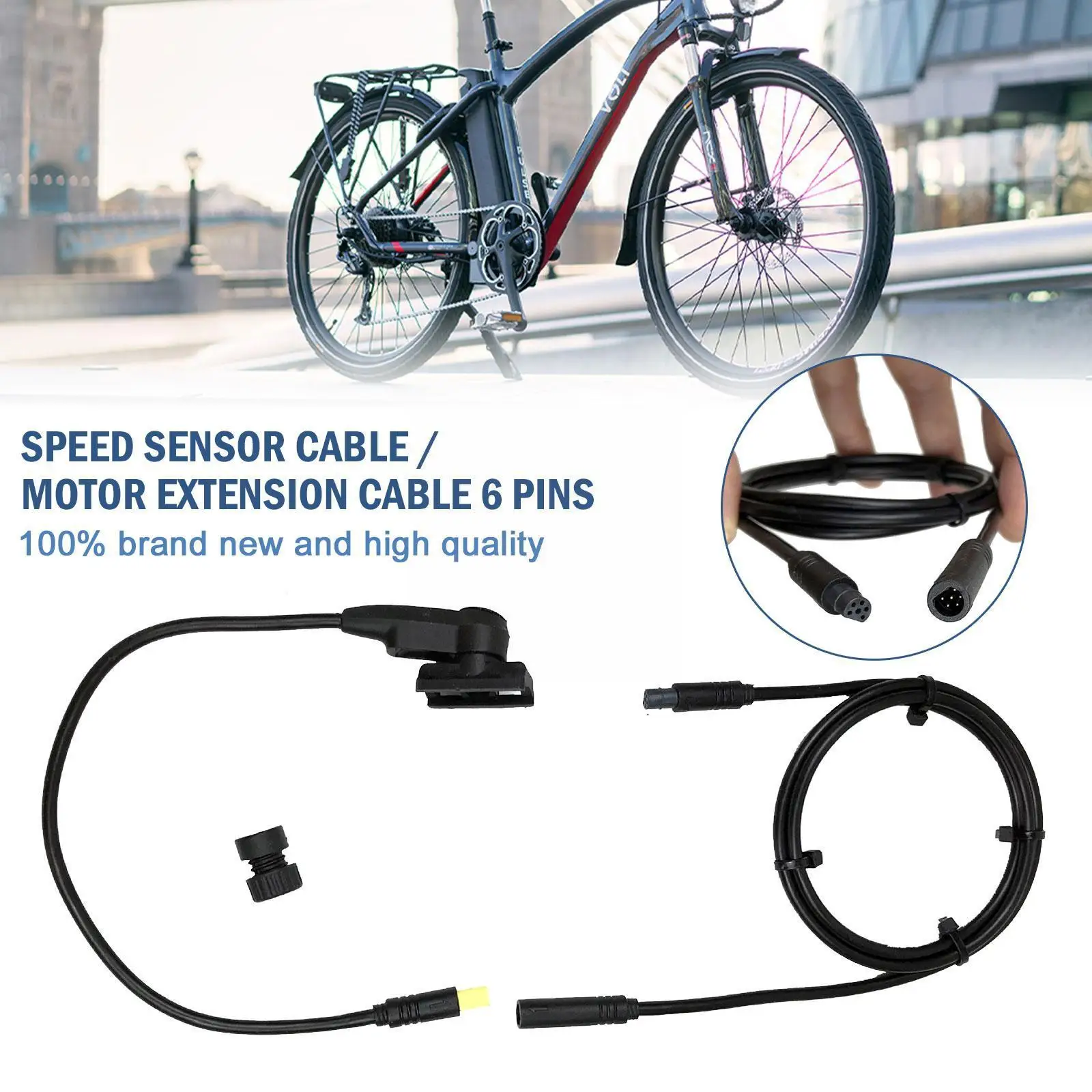 Hız Sensörü Kablo Tipi Parça Hız Sensörü Uzatma Kablosu Tongsheng TSDZ2 Orta Tahrik Motoru Elektrikli Bisiklet Aksesuarları 100 . ' - ' . 0