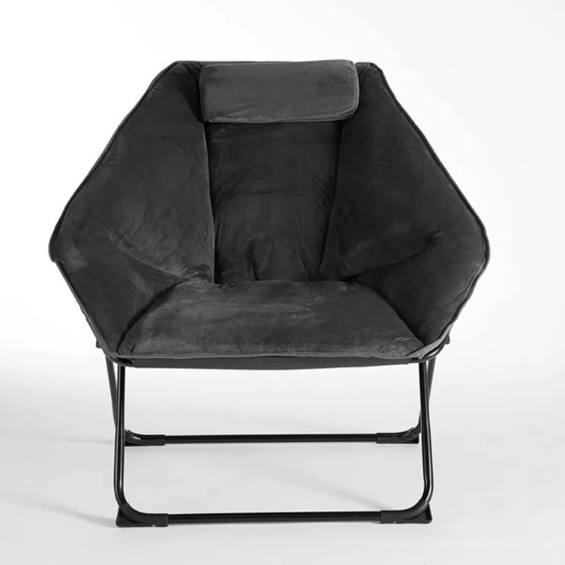 Micromink Hex Katlanır Daire Sandalye, Siyah açık sandalye seti rattan mobilya açık tezgah . ' - ' . 1