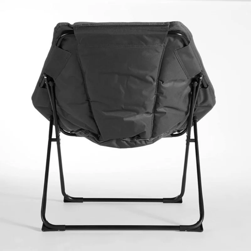 Micromink Hex Katlanır Daire Sandalye, Siyah açık sandalye seti rattan mobilya açık tezgah . ' - ' . 3