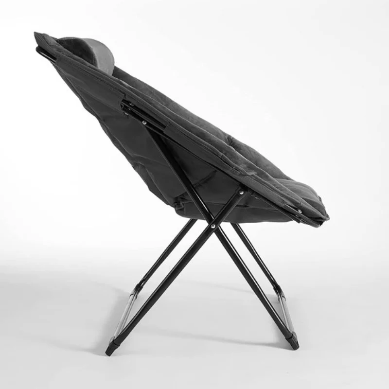 Micromink Hex Katlanır Daire Sandalye, Siyah açık sandalye seti rattan mobilya açık tezgah . ' - ' . 4