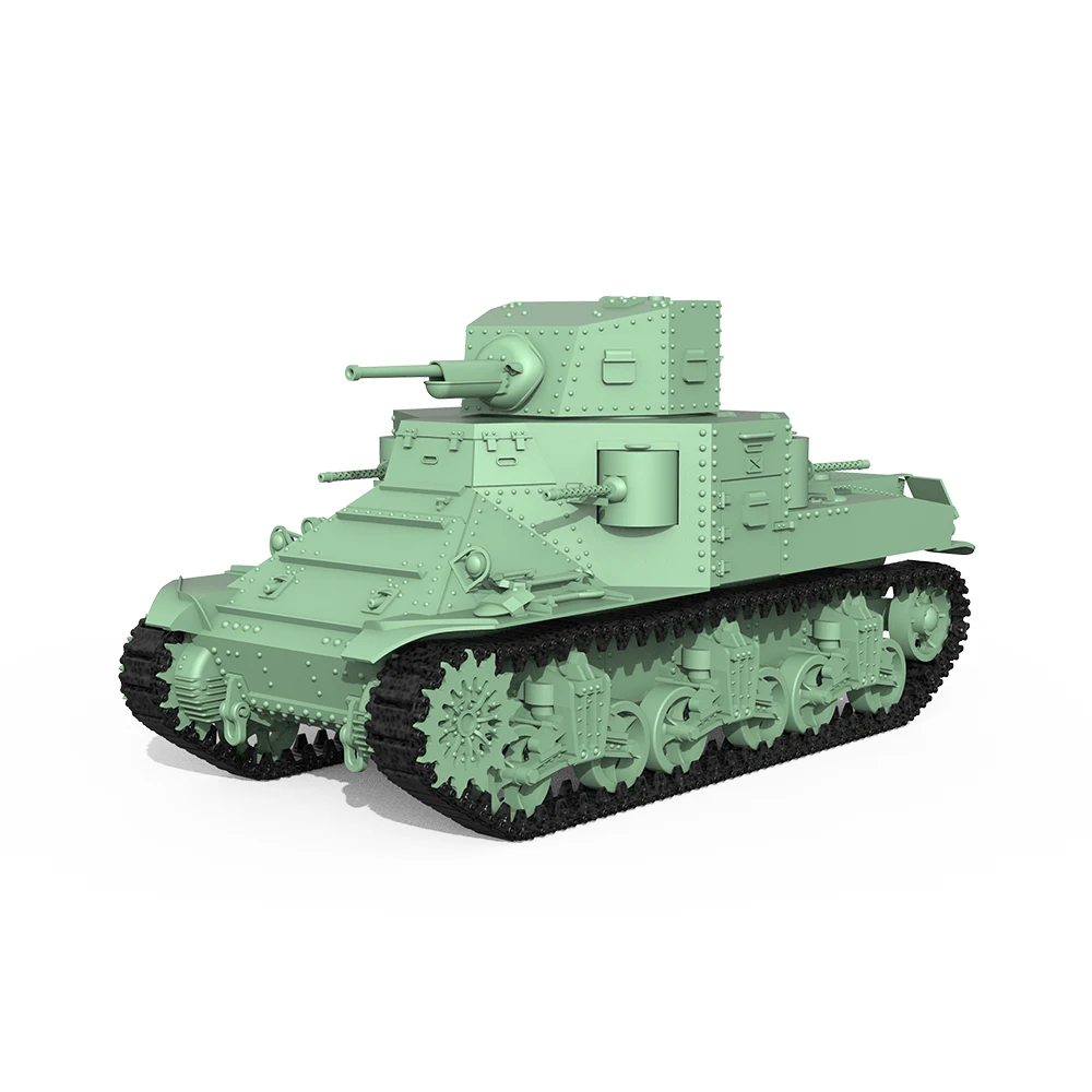SSMODEL 48525 V2. 1 1/48 3D Baskılı Reçine model seti ABD M2A1 Orta Tankı . ' - ' . 0