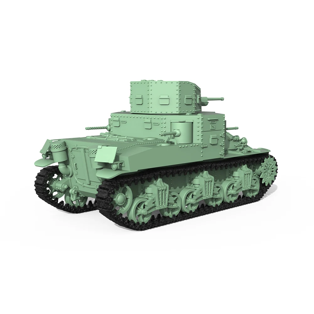 SSMODEL 48525 V2. 1 1/48 3D Baskılı Reçine model seti ABD M2A1 Orta Tankı . ' - ' . 1