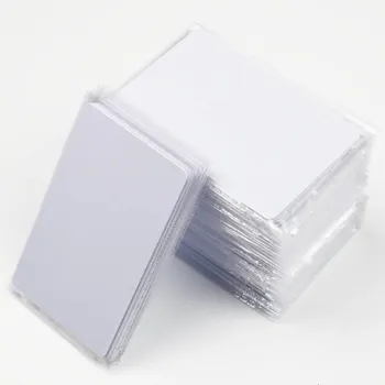 100 adet / grup EM4305 T5577 RFID Etiketi Boş Kart İnce PVC Kart Okuma ve Yazma Yazılabilir Okunabilir RFID 125KHz Akıllı Kart