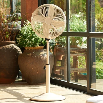 Işık Retro zemin Metal elektrikli fanlar Japon antika Mekanik Masaüstü Taşınabilir Fan eski ev Sessiz Soğutma Fanı
