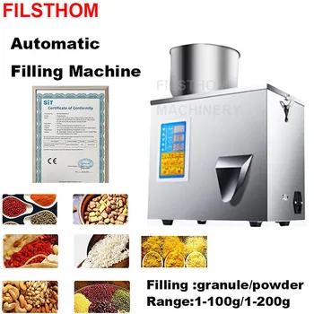 Otomatik Toz Granül Parçacık Tahıl dolum makinesi Pirinç Kahve Fındık Çekirdeği Tohumu Şeker Un Baharat tartma paketleme makinesi