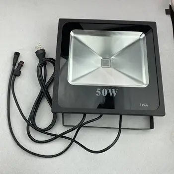 50 W RGB DMX sel ışık, AC85-265V giriş; doğrudan dmx denetleyicisi tarafından kontrol edilebilir; boyutu: L250XW230XH70