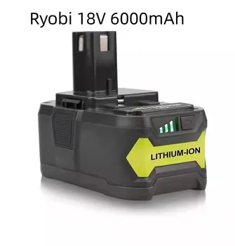 Değiştirin lityum iyon batarya Ryobi 18V 6000mAh kablosuz elektrikli alet pil paketi değiştirin elektrikli alet pil paketi BPL1820 P108 P109 P106 RB18L50 RB18L4