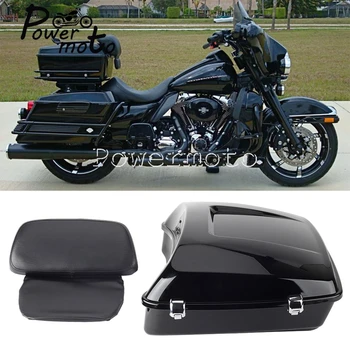 Motosiklet ABS Jilet Paketi Gövde Arkalığı Mandalı Anahtar Kiti Orta Arka Boot İçin Harley Touring CVO Sokak Glide FLHXS FLTRX 2014-2023