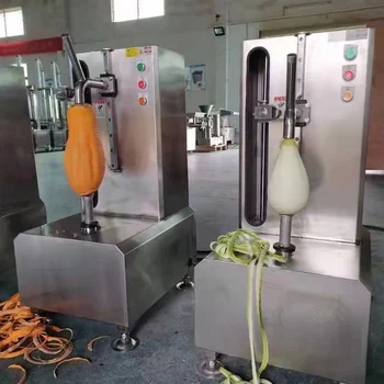 Hızlı Otomatik Meyve Kavun Cilt Soyucu Mango Kabak Karpuz Soyma Makinesi Ananas Soyucu