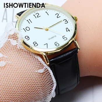 Yeni Kuvars Kol Saatleri Erkekler İçin Basit İş Moda Deri Kuvars kol saati İş Kuvars Kol Saati Reloj Mujer