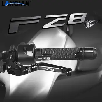Motosiklet CNC Ayarlanabilir fren debriyaj kolu Kolu Sapları Caps Yamaha FZ8 FZ 8 2010-2018 2014 2015 2016 2017 Aksesuarları
