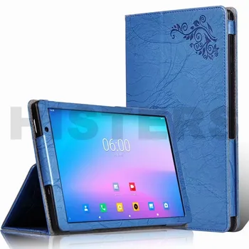 Kabartmalı Funda DUODUOGO G20 10.1 inç Android Tablet PC Manyetik Kapak Kılıf El Kayışı ile