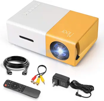 Mini Projektör Taşınabilir Sineması HD 1080P Ev Ofis için Taşınabilir Sinema 1080P proyectores de cine en casa