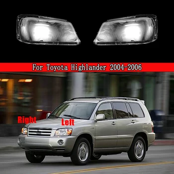Araba Temizle far camı Kapak Değiştirme Far Başkanı İşık Lambası Kabuk Kapak Toyota Highlander 2004-2006 İçin