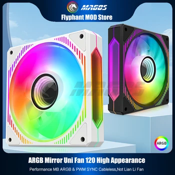 ARGB Ayna Tek Fan 120 Yüksek Görünüm ve Performans MB ARGB ve PWM SYNC Kablosuzdeğil Lian Li Fan