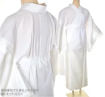 Japon Kadın Kimono Yukata Aksesuarları Tipe Ve Yaka Çekirdek Beyaz Renk Pamuklu Kumaş Altını 125CM Uzunluk
