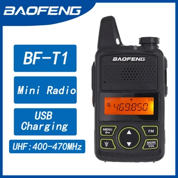 Baofeng BF-T1 mini telsiz UHF 400 - 470MHz İki yönlü telsiz Taşınabilir Profesyonel İstasyonlar