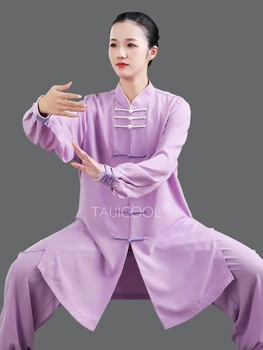 Taijiquan giyim kadın yeni Çin tarzı dövüş sanatları takım elbise erkek dövüş sanatları performans takım elbise İlkbahar ve Sonbahar takım elbise