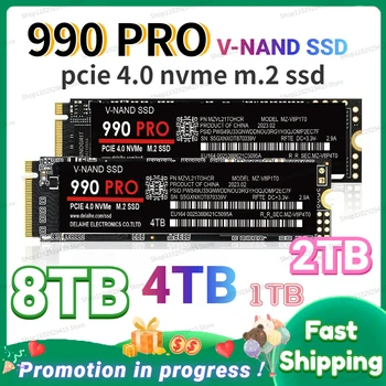 Yeni 990PRO 4TB 1TB 2TB SSD Dahili katı hal diski M2 2280 PCIe Gen 4. 0X4 NVMe 1.3 c 250 500 MZ-V8V250B Bilgisayar için ps5