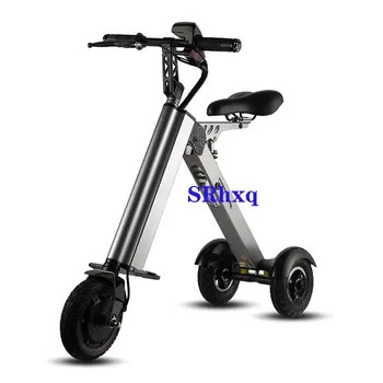 Ücretsiz kargo Taşınabilir katlanır elektrikli araç lityum pil bisiklet yürüyüş bisikleti mini erkekler ve kadınlar