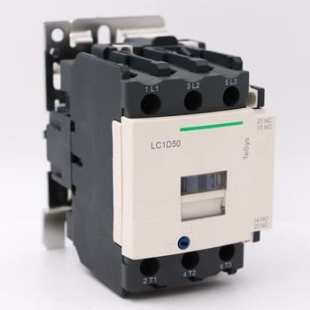 LC1D50P7 AC elektrik manyetik Kontaktör 3 P 3NO LC1-D50P7 50A 230 V AC bobin