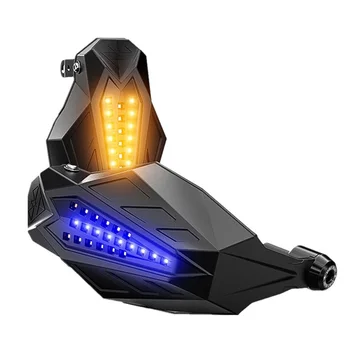 Motosiklet el koruması Handguards için LED ışıkları ile YAMAHA VINO YZ250F XT1200Z SÜPER TENERE CYGNUS 125 VSTAR WR450F YZF R125