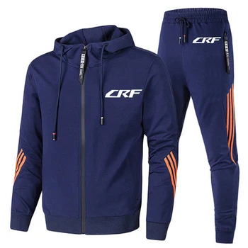 IÇİN CRF450X CRF250F CRF125F CRF125FB CRF110F Motosiklet 2023 yeni erkek gündelik spor giyim spor kapşonlu baskılı üst pantolon